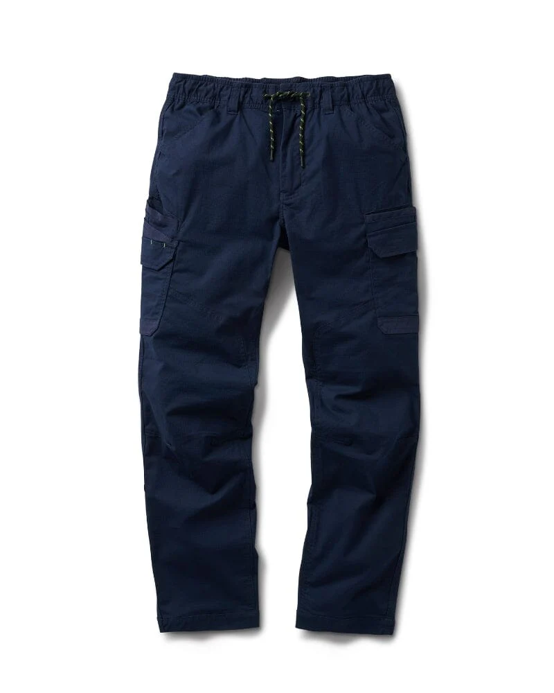 WP-12 Elastic Waist Stretch Ripstop Work Pant - Navy