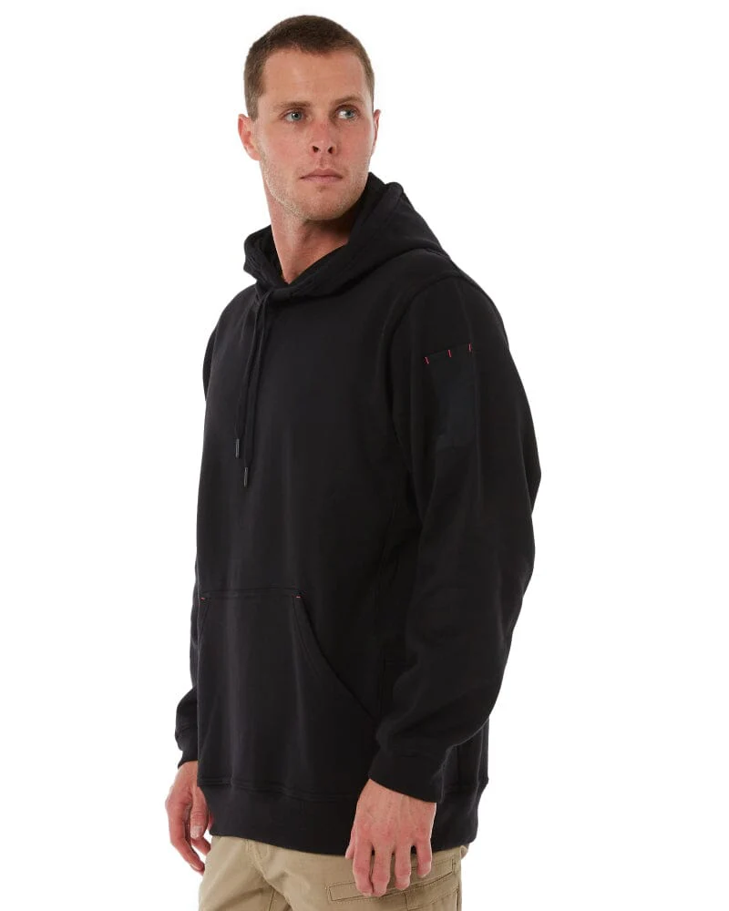 Brushed Fleece Hoodie - Black