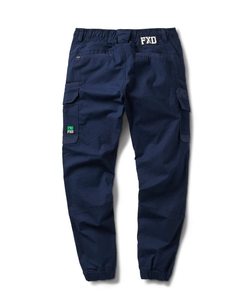 WP-12C Cuffed Elastic Waist Stretch Ripstop Work Pant - Navy