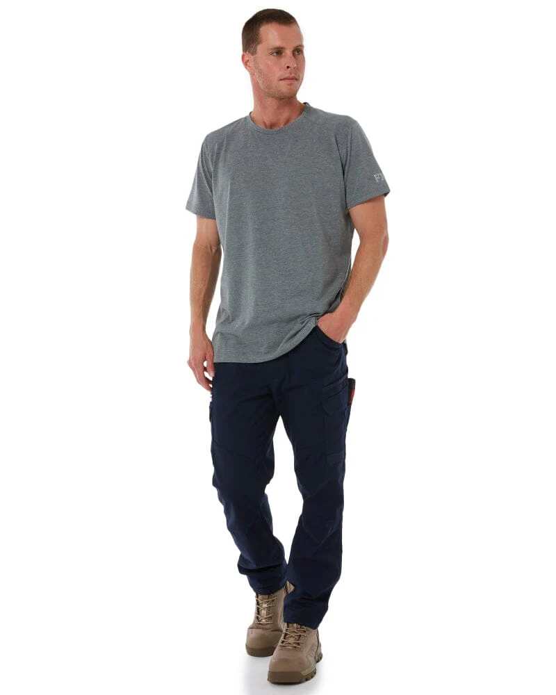 WP-12 Elastic Waist Stretch Ripstop Work Pant - Navy