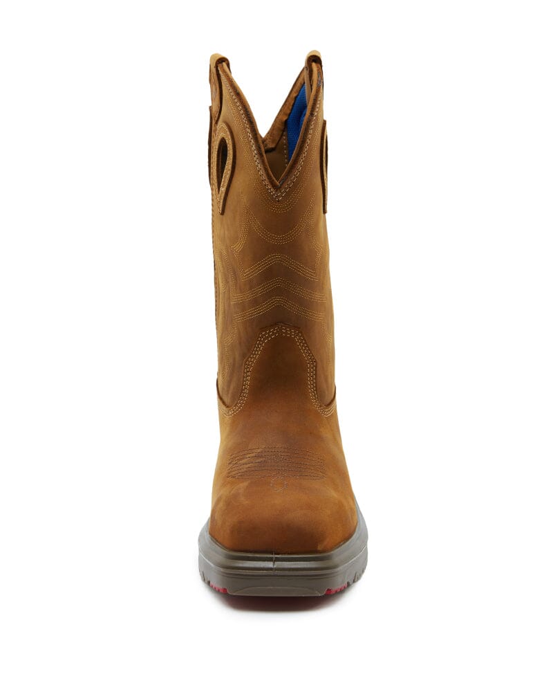 Blue Heeler Square Soft Toe - Distressed Brown