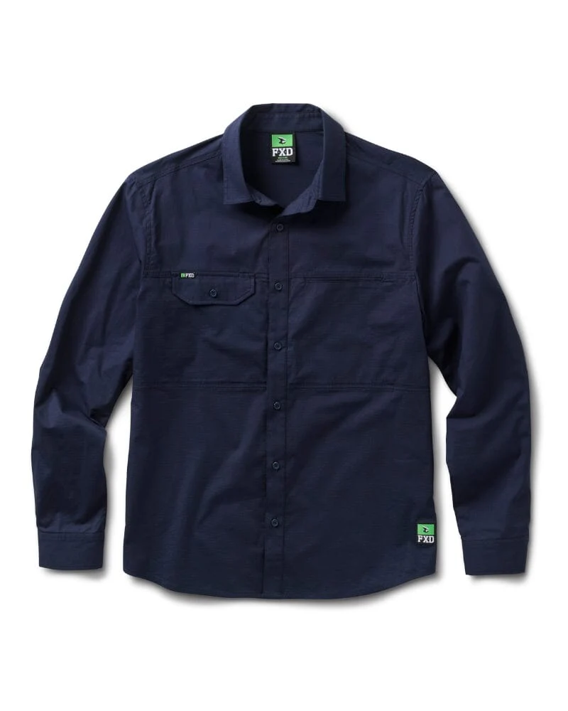 LSH-3 Vented Tech Long Sleeve Shirt - Navy