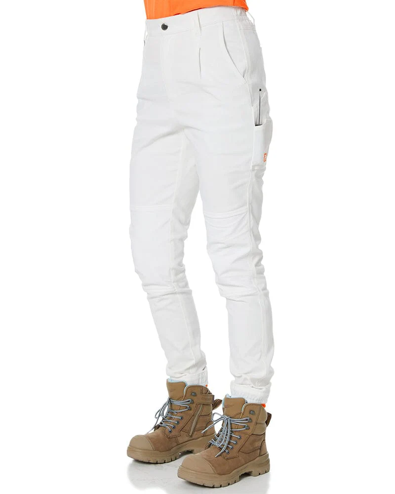 The Workz Womens Pant - White