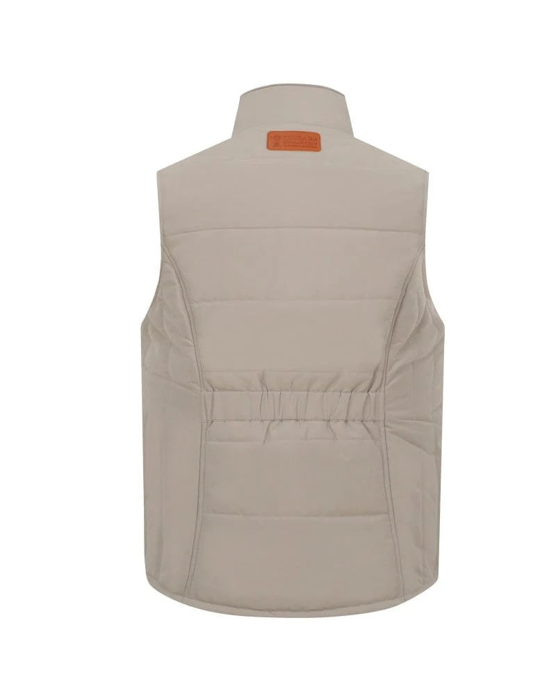 Womens Classic Fit Vest - Cement