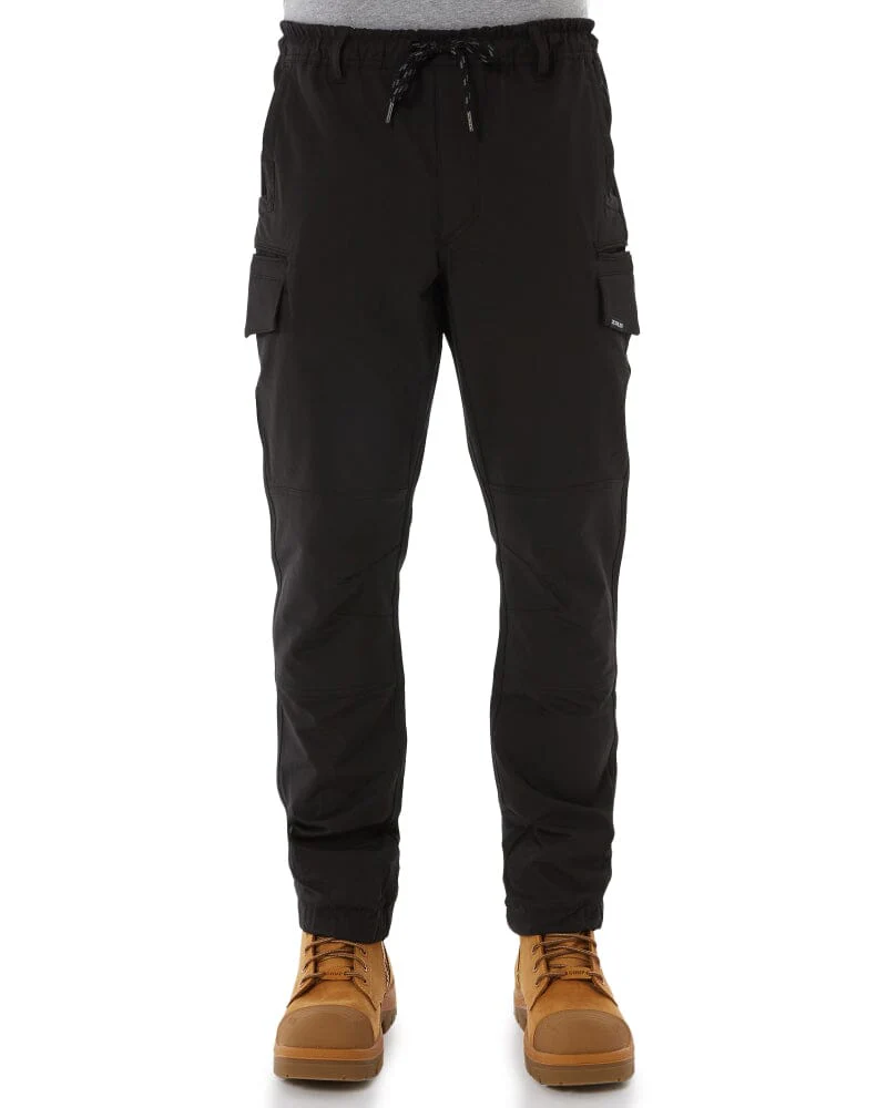 Jet-Lite Hybrid Elastic Waist Cuff Pant - Black