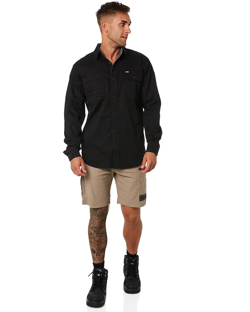 LSH-1 Stretch Work Shirt LS - Black
