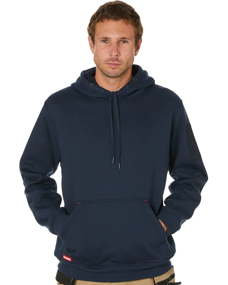 Brushed Fleece Hoodie - Navy