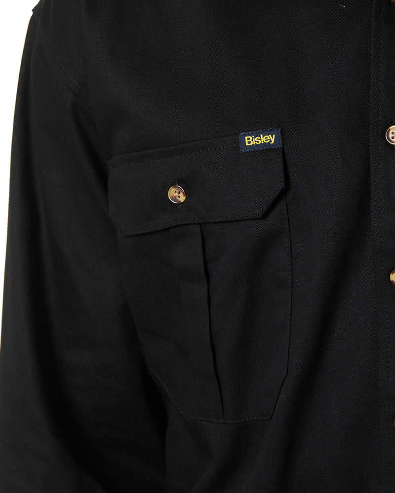 Original Cotton Drill LS Shirt - Black