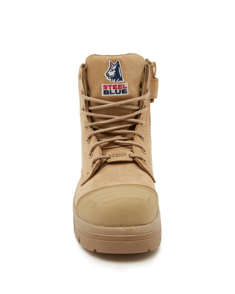 Argyle Zip Scuff Cap Composite Safety Boot - Sand