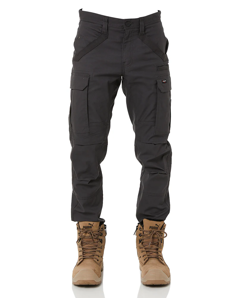Tradies Stretch Cargo Pant - Charcoal