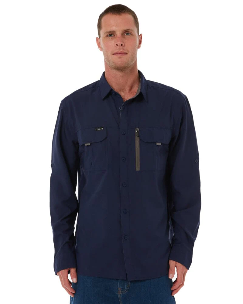 Outdoor Long Sleeve Shirt - Navy