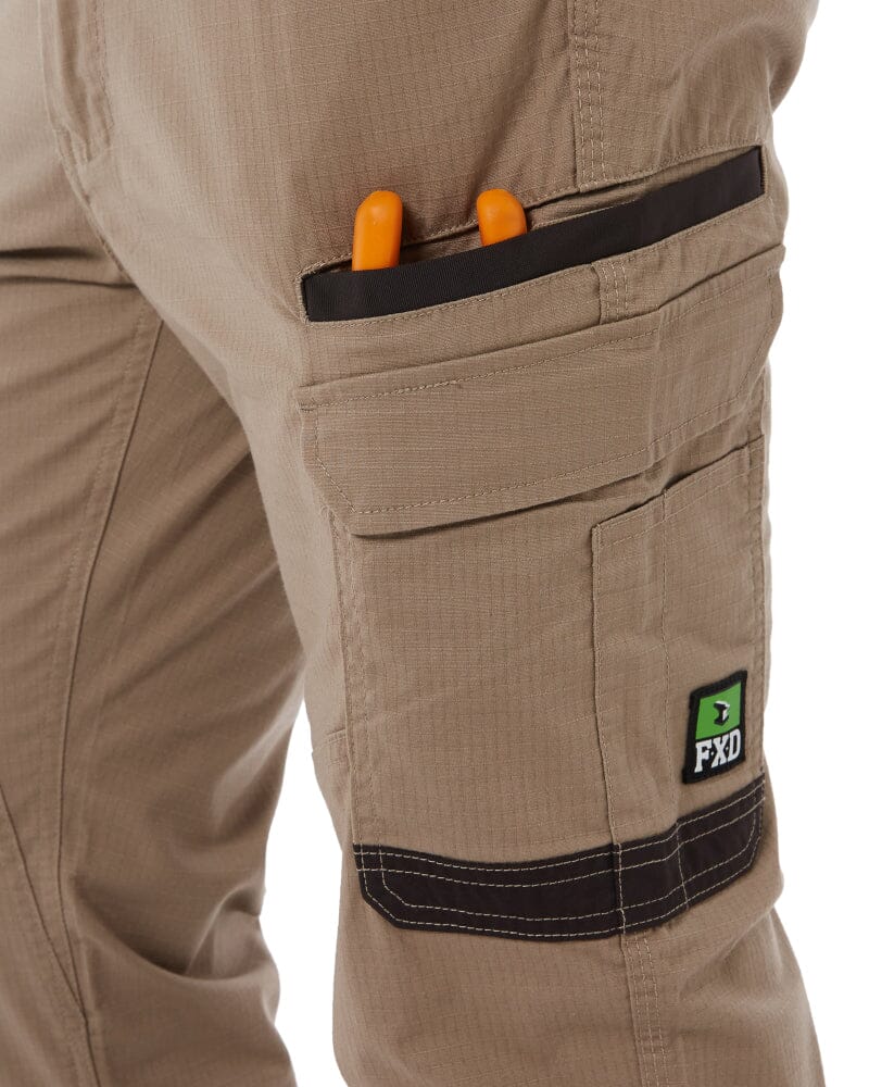 WP-12 Elastic Waist Stretch Ripstop Work Pant - Khaki