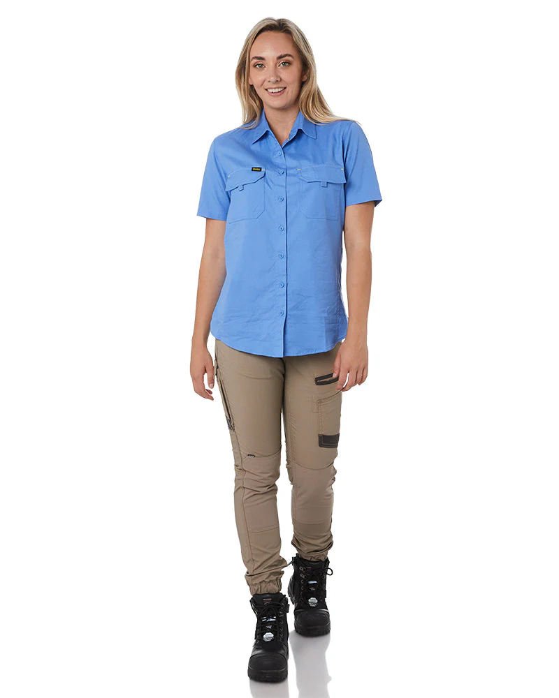 Womens X Airflow Ripstop SS Shirt - Blue