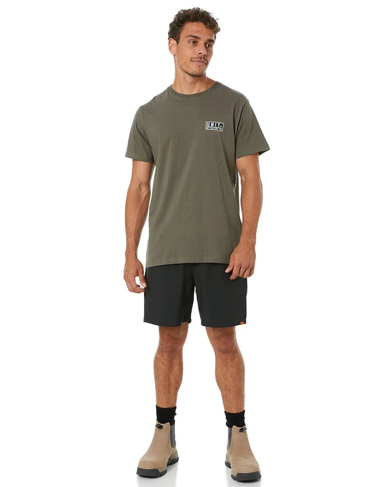 Rack Elastic Waist Hybrid Short - Black