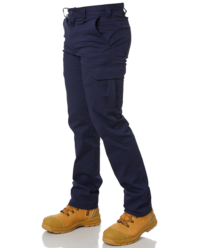 Basic Stretch Cargo Pant - Navy