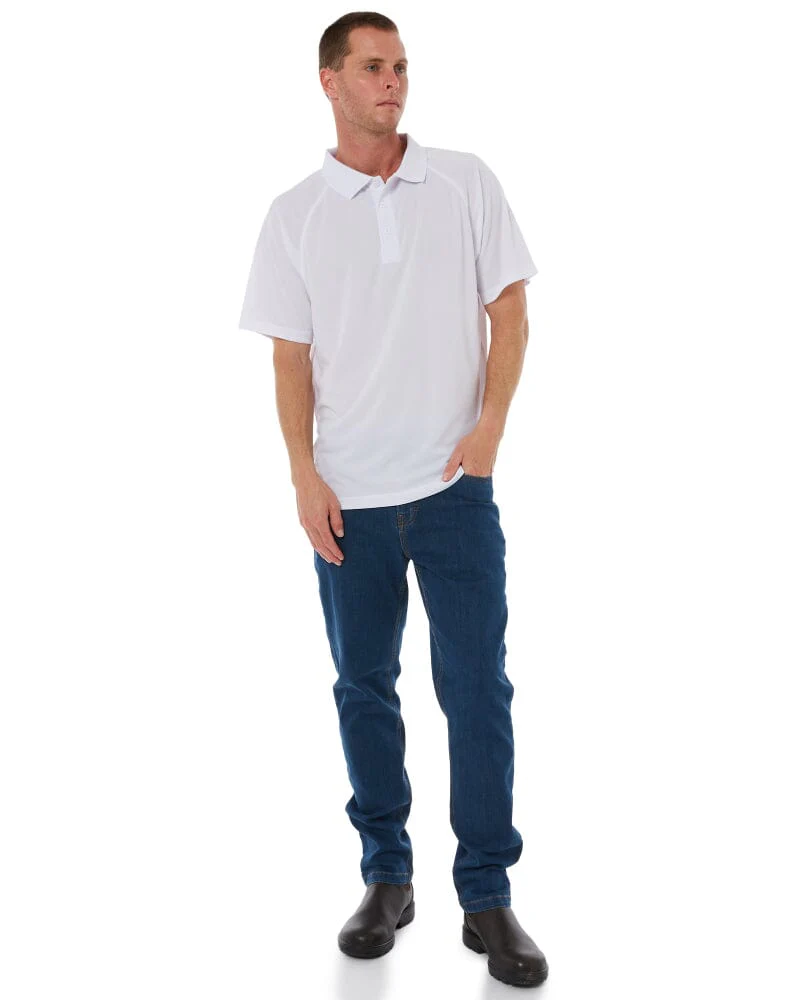 Sprint Biz Cool Polo - White