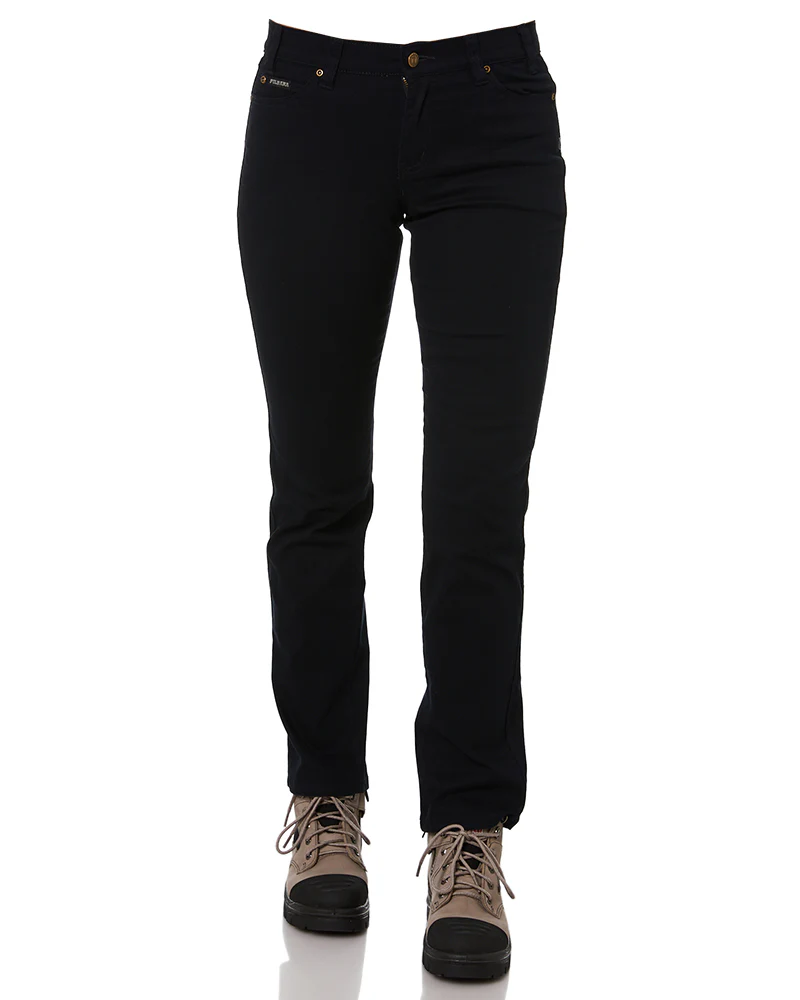 Ladies Cotton Stretch Jeans - Ink