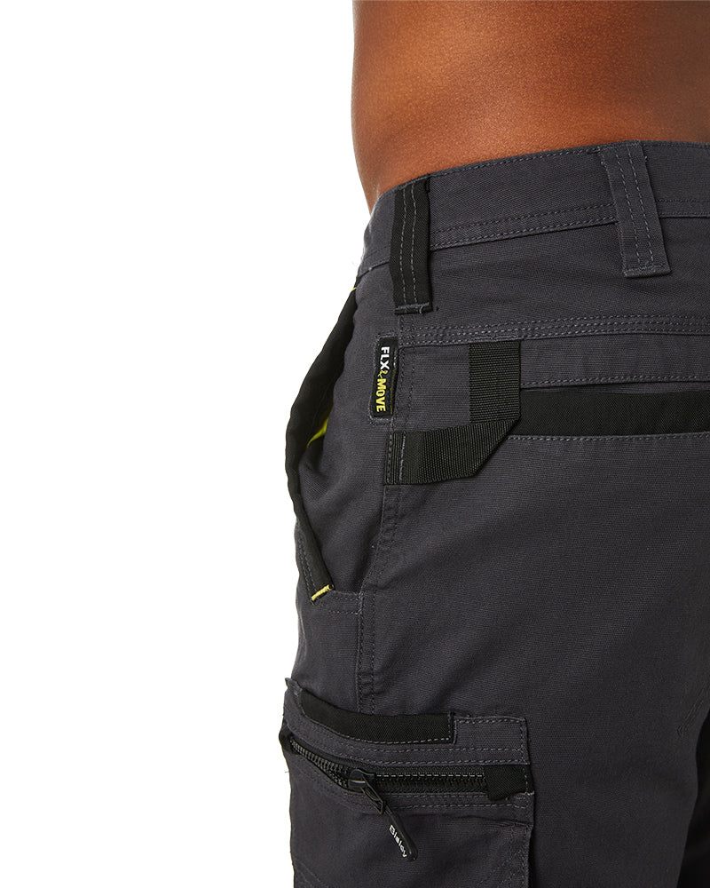 Flex and Move Stretch Utility Zip Cargo Pant - Charcoal
