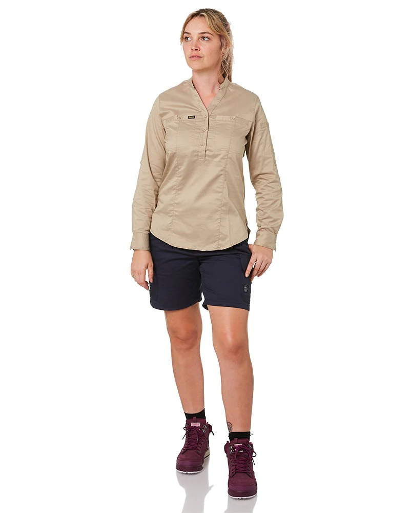 Ladies Staple Cargo Shorts - Navy