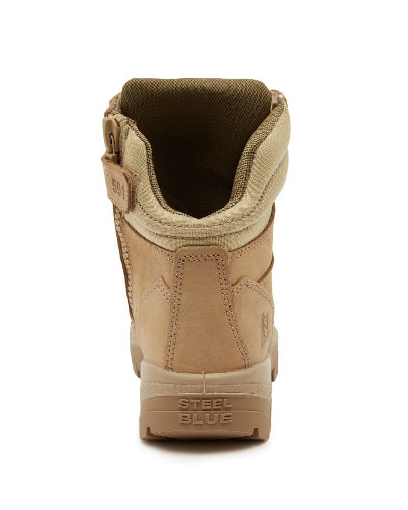 Southern Cross Zip Side Composite Safety Boot - Sand