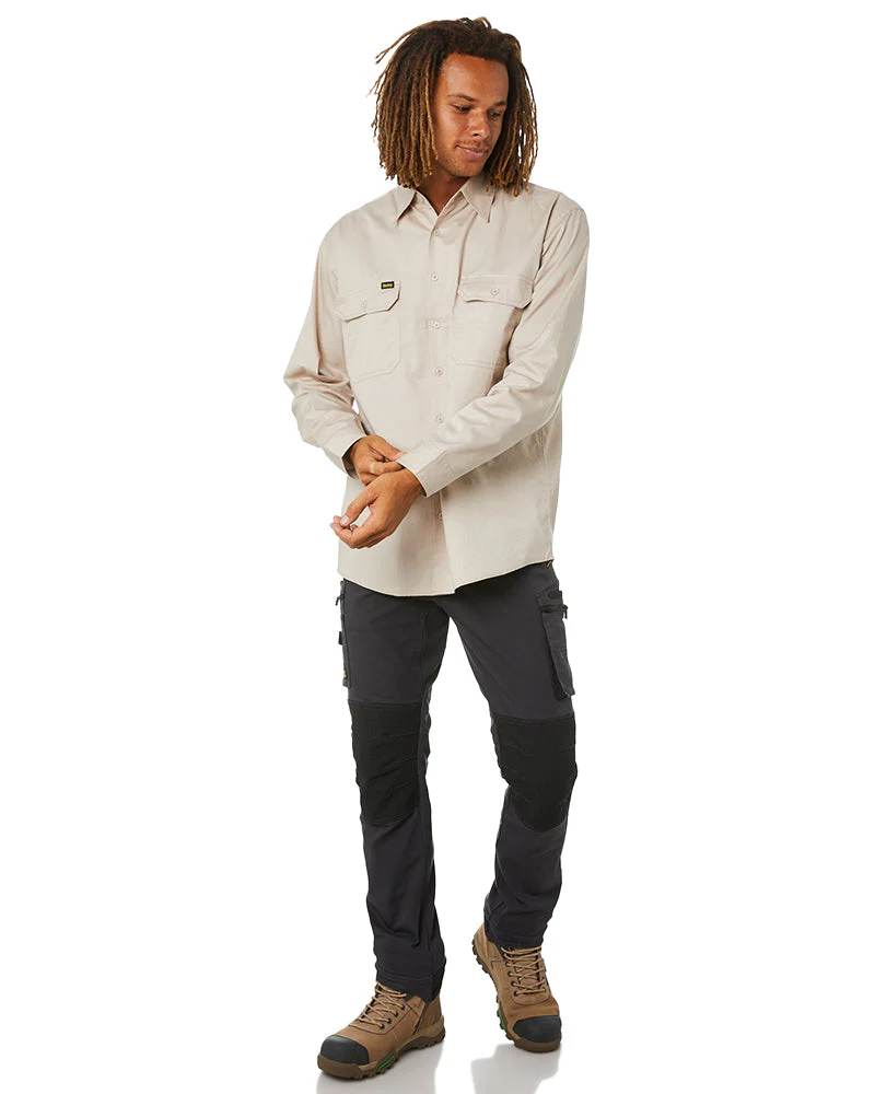 Flex and Move Stretch Utility Zip Cargo Pant - Charcoal