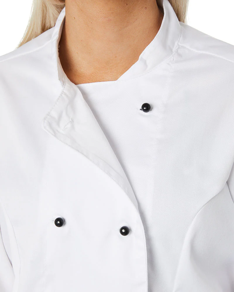 Rachel Ladies Chefs Jacket - White