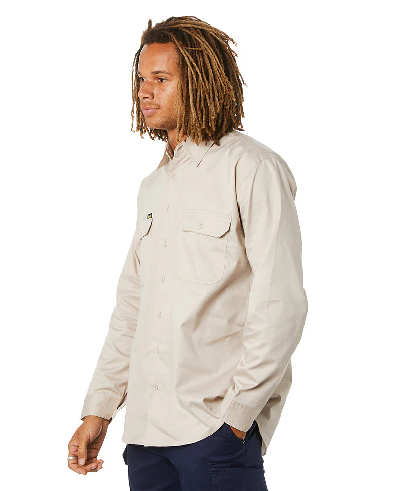 Cool Lightweight Drill Shirt LS - Sand