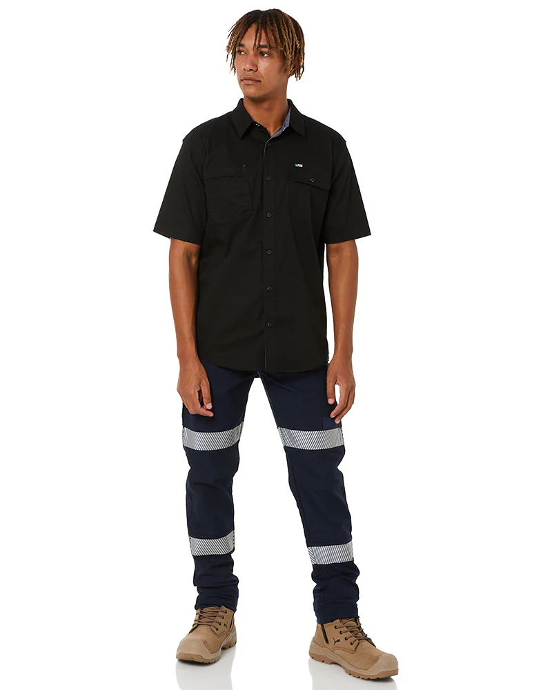 SSH-1 Stretch Work Shirt SS - Black