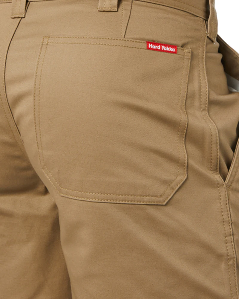 Drill Short With Belt Loop - Khaki