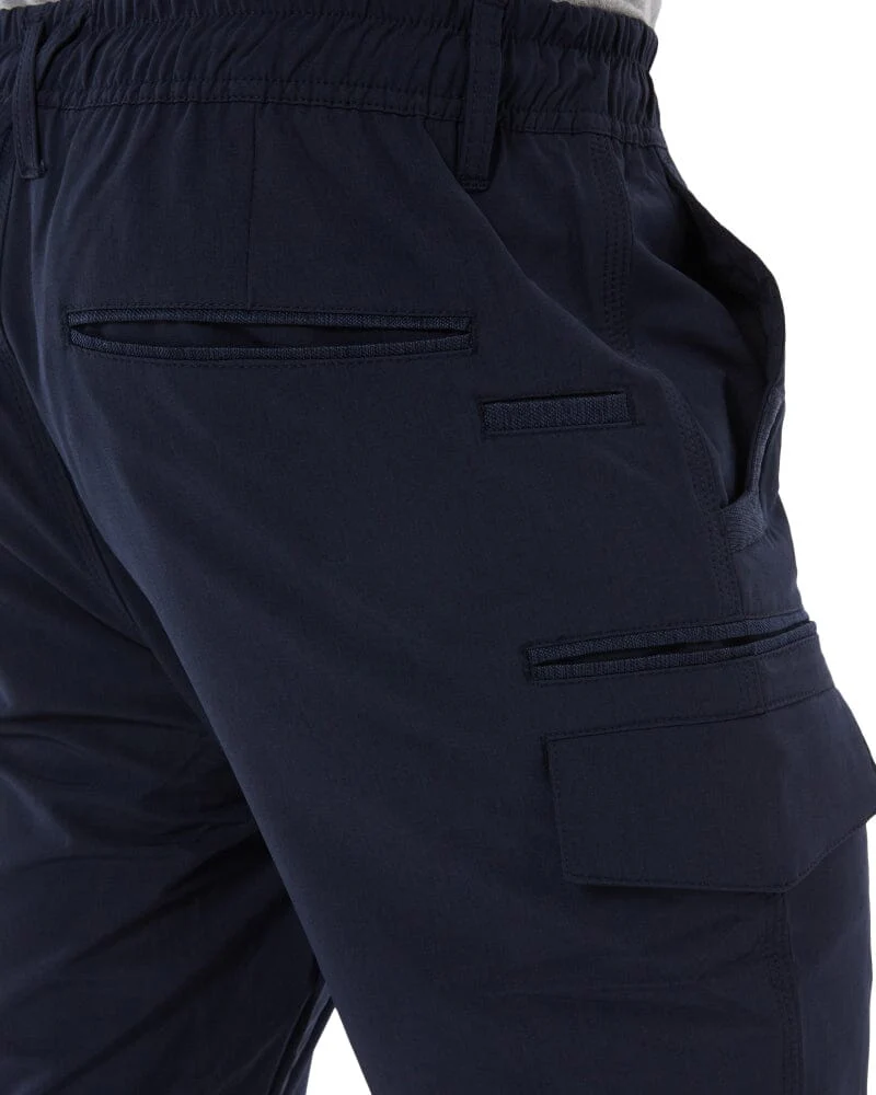 Jet-Lite Hybrid Elastic Waist Cuff Pant - Navy