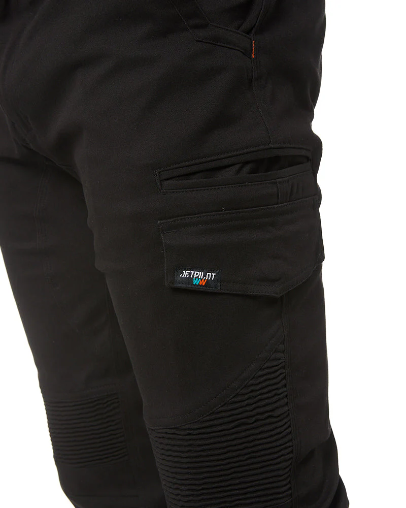 Corrugated Stretch Pant - Black