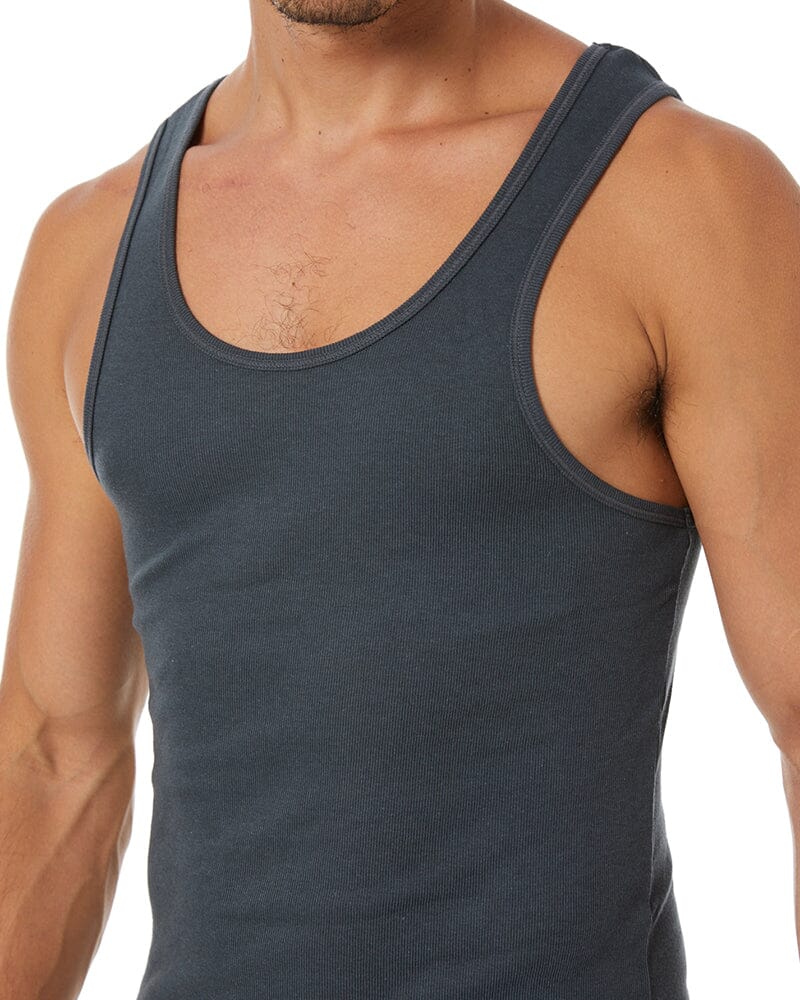 Bamboo Singlet - Slate