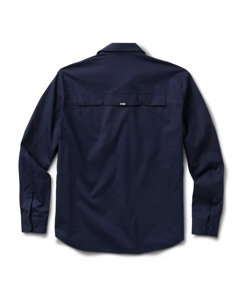 LSH-3 Vented Tech Long Sleeve Shirt - Navy