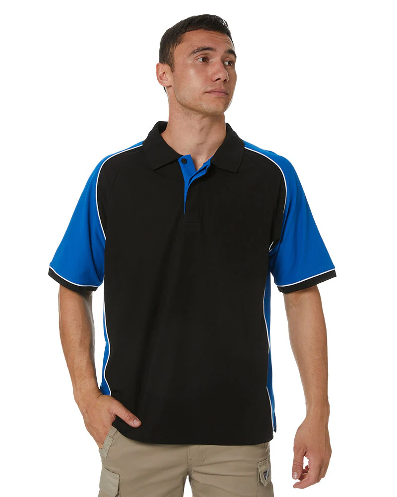 Nitro Polo - Black/Royal/White