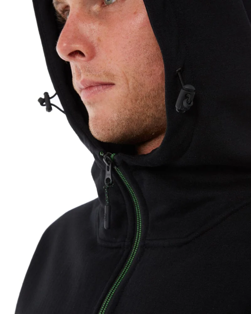 WF-3 Zip Thru Hoodie - Black