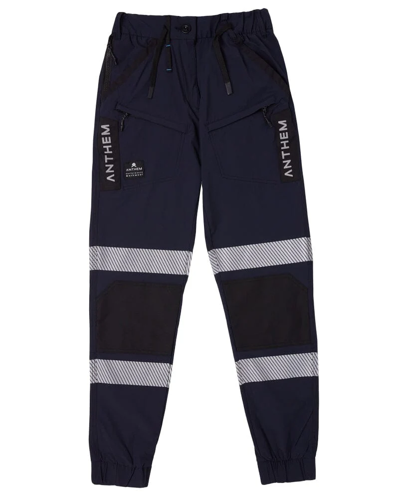 Tradies Womens Taped Triumph Pant Twin Value Pack - Navy
