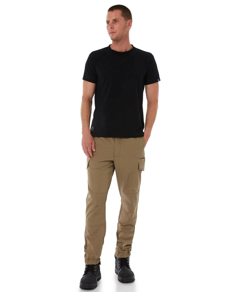 Jet-Lite Hybrid Elastic Waist Cuff Pant - Khaki