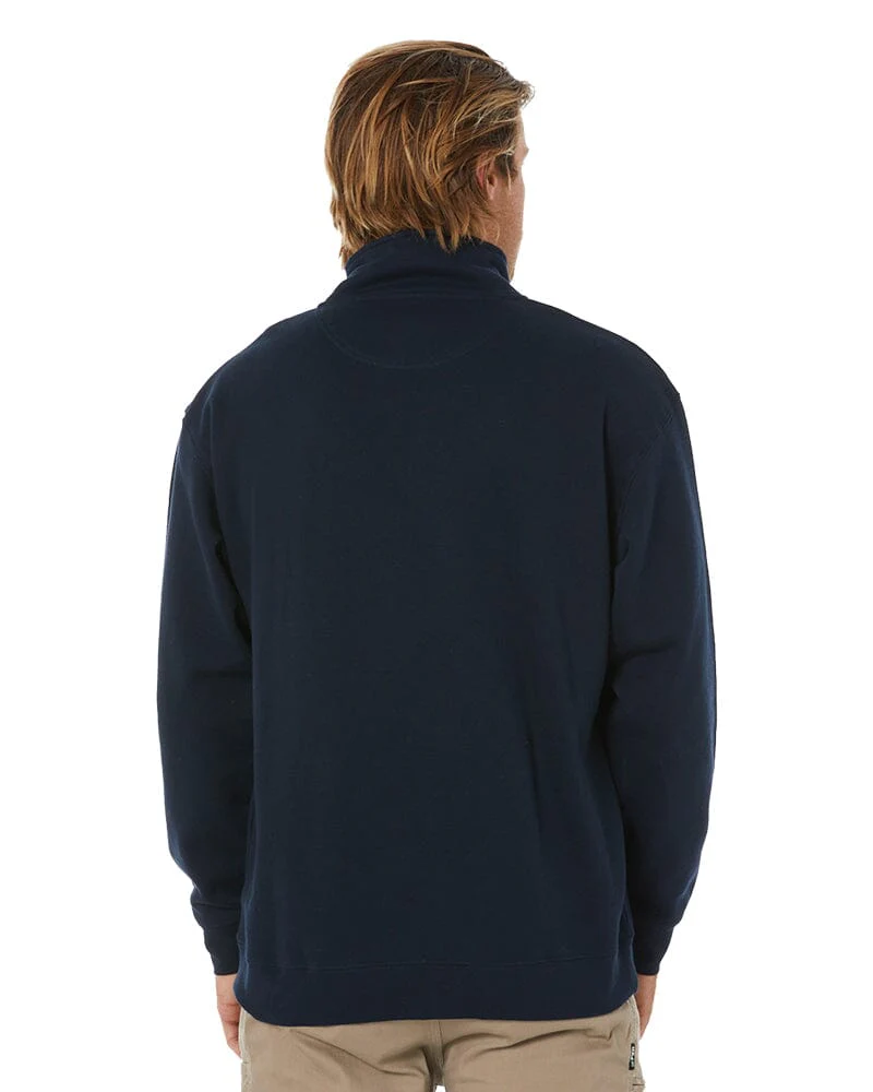 Classic Zipper Fleece Pullover - French Navy