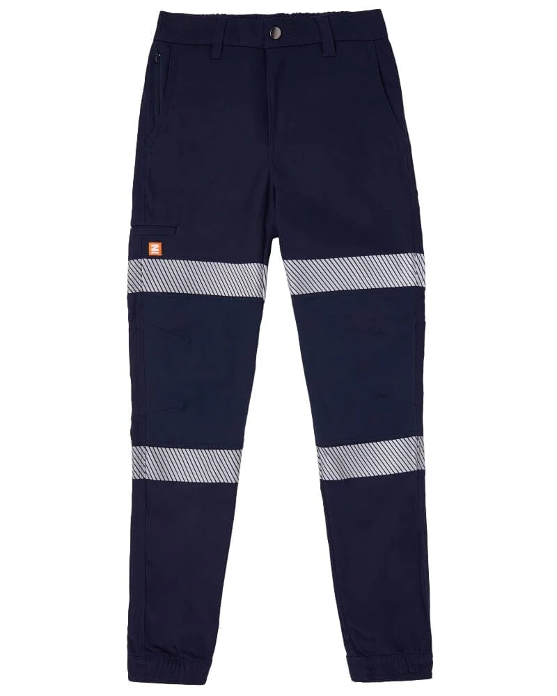 Tradies The Middy Womens Taped Pant 2 Value Pack - Navy