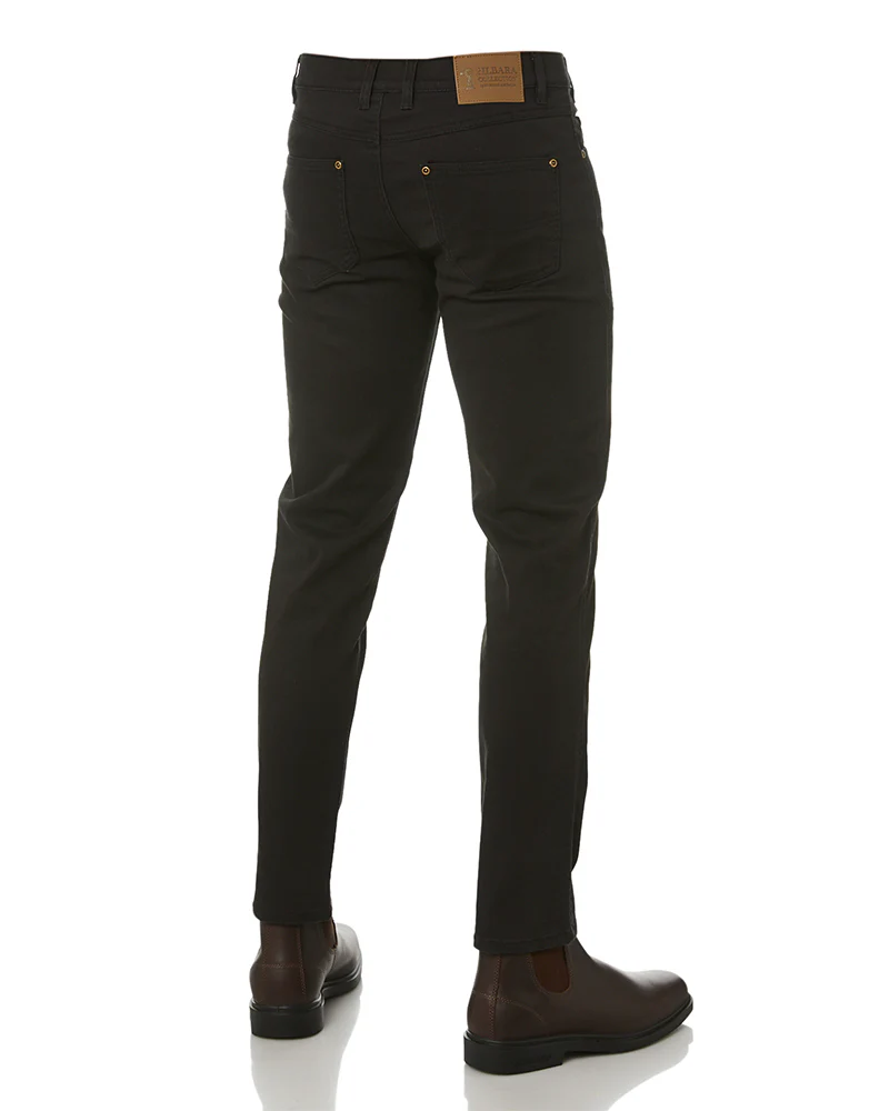 Cotton Stretch Jeans - Black