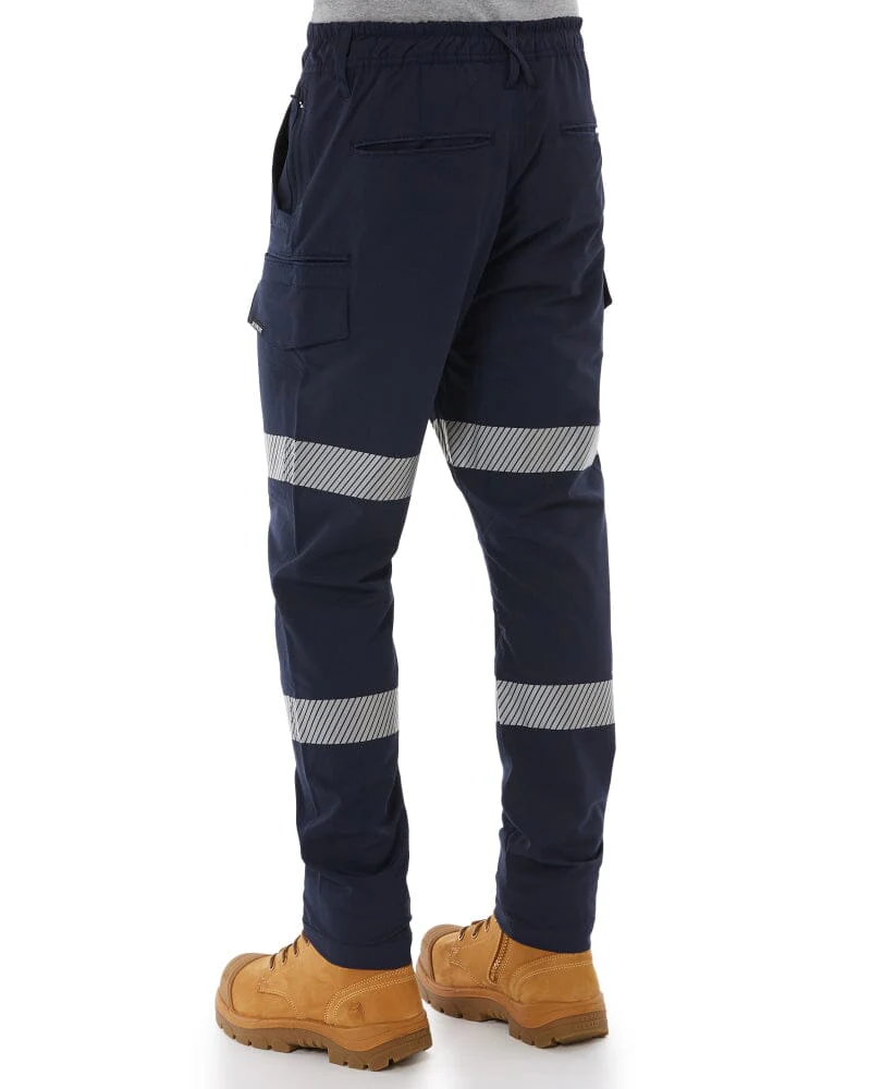 Jet-Lite Hybrid Taped Elastic Waist Pant - Navy