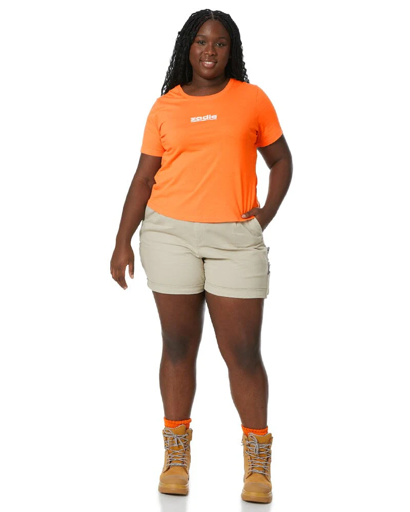Unstoppable Womens Tee - Orange