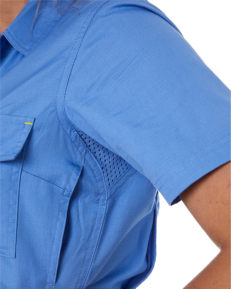 Womens X Airflow Ripstop SS Shirt - Blue