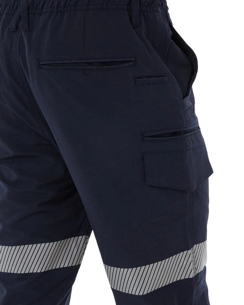 Jet-Lite Hybrid Taped Elastic Waist Pant - Navy