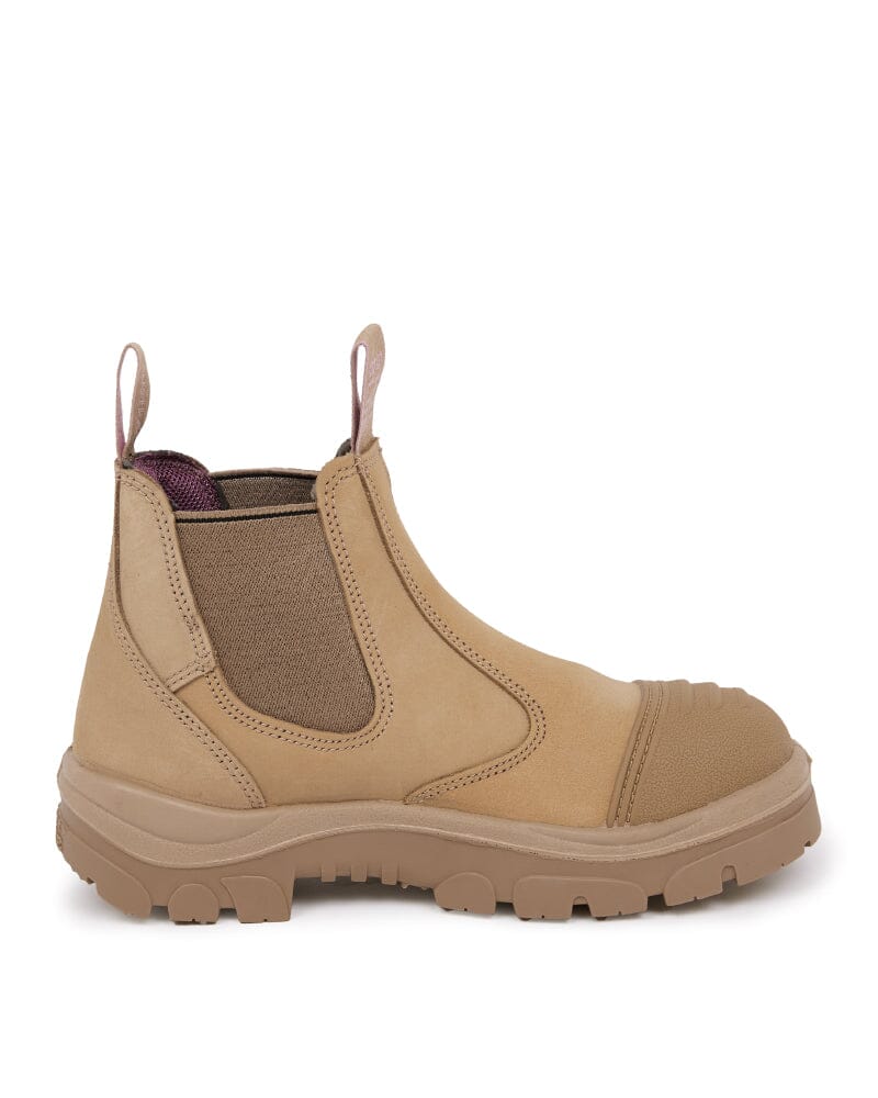 Ladies Hobart Scuff Safety Boot - Sand