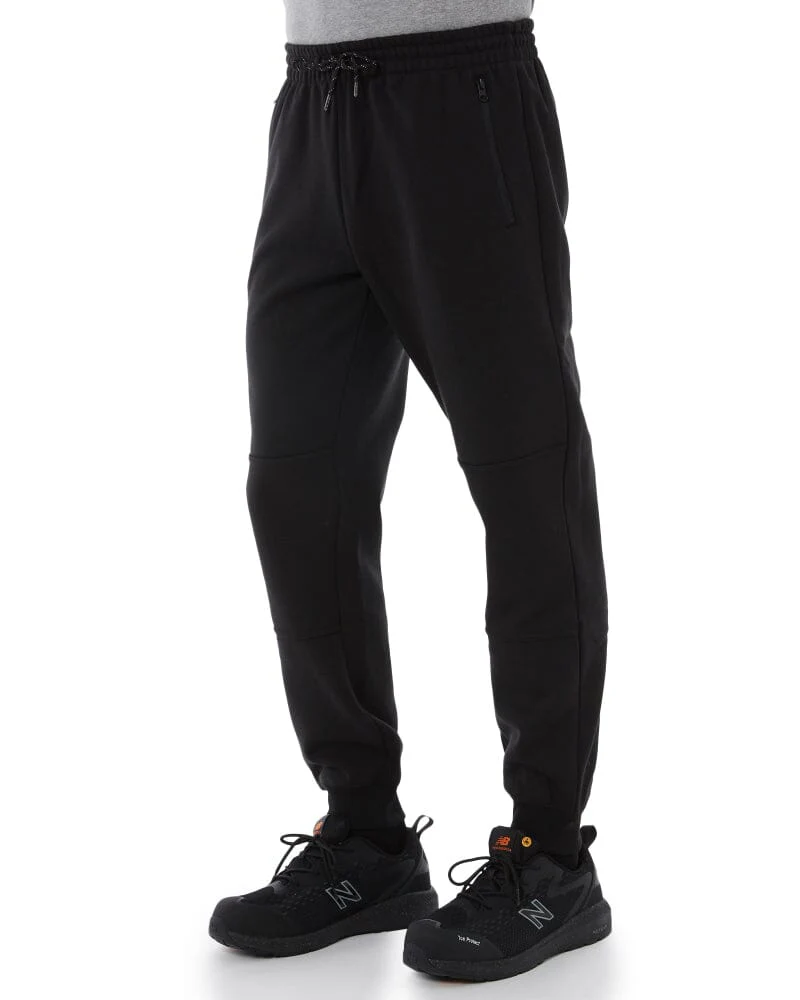 Work Fleece Track Pants - Black