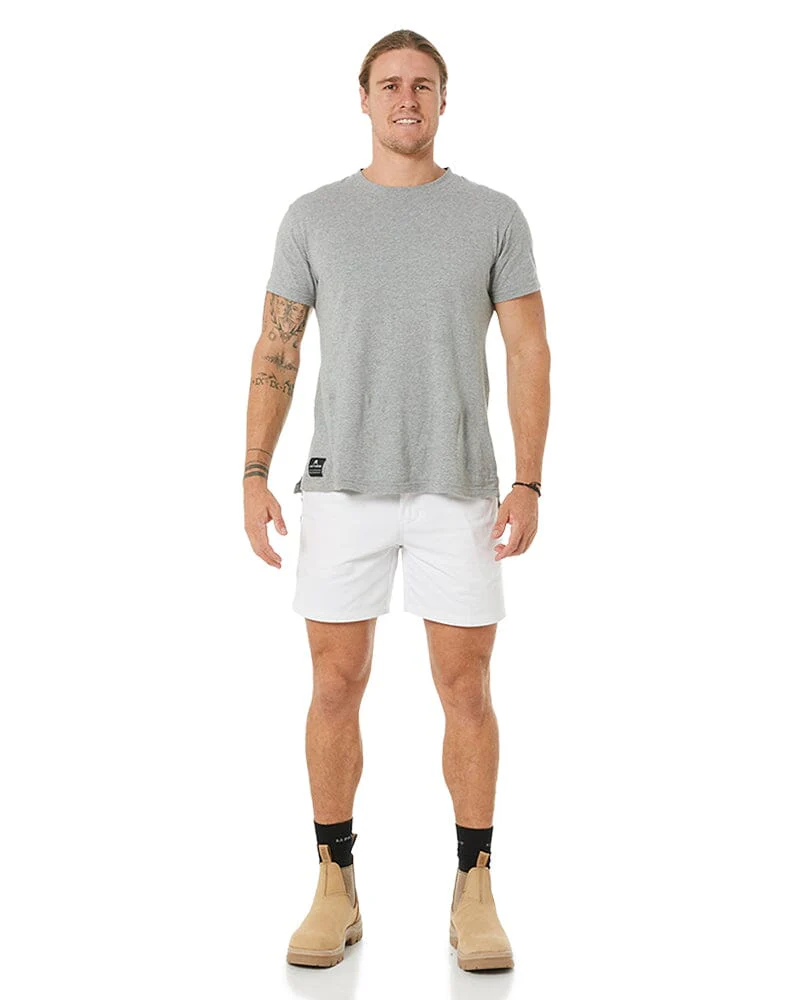 Work Shorts - White