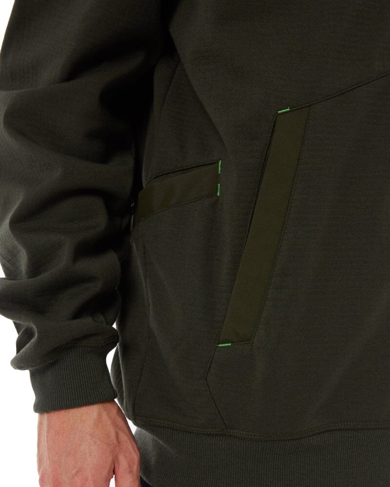 WF-3 Zip Thru Hoodie - Green