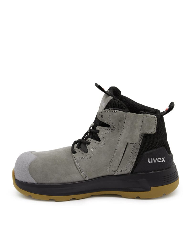 2 x-flow Zip Side Safety Boot - Wolf Grey