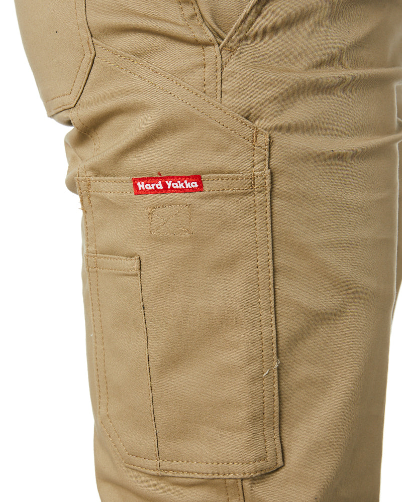 Basic Stretch Cargo Pant - Khaki